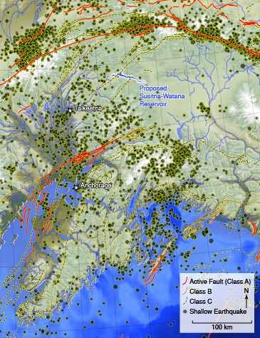 Tectonics in the Region around Susitna