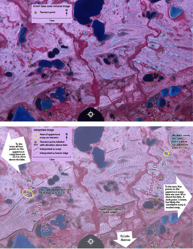 Fig. 2: Area near possible fault