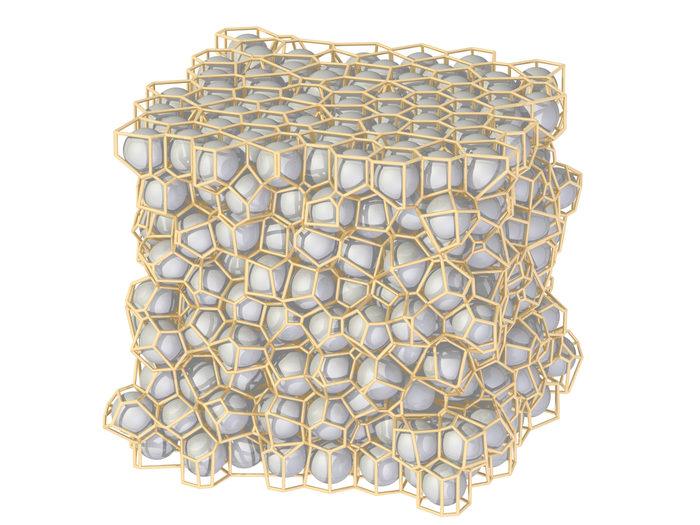 A 3-dimensional voronoi diagram
