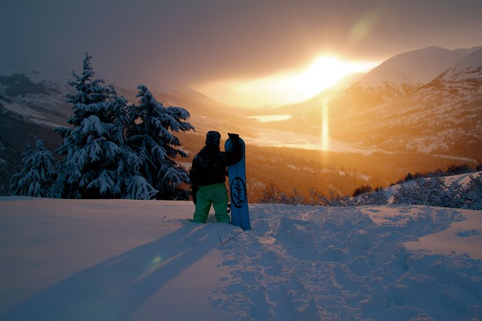 Sunset at Summit Pass.