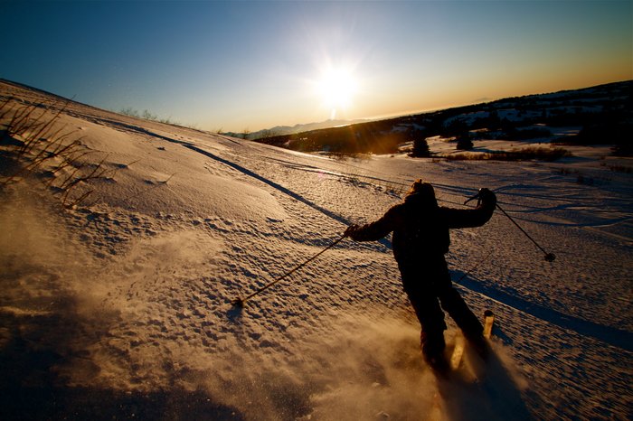 Ohlson Mountain skiing.