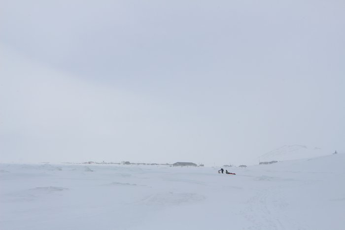We skied into Wales with a strong tailwind.