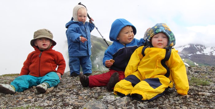 From left to right:  Duna, Katmai, Ellis, and Bo.