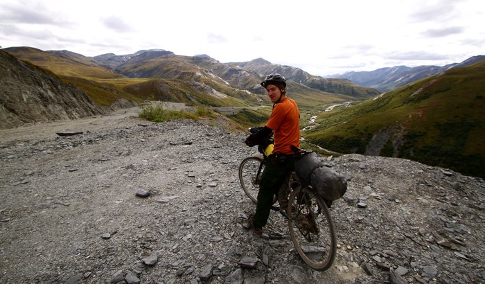 Dropping down from Atigun Pass and into the northern extent of the taiga forrest. 