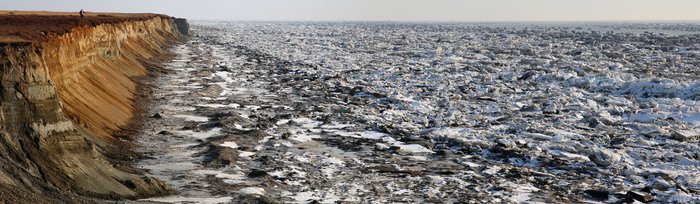 The ice is always moving with the tide.