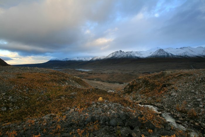 Camp on Main Susitna Glacier