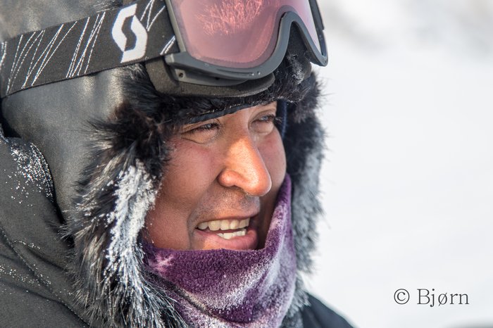 This hunter from Buckland took advantage of the beautiful spring weather and the abundence of caribou to provide for himself, his family and elders in the community, who are unable to harvest meat themselves.  