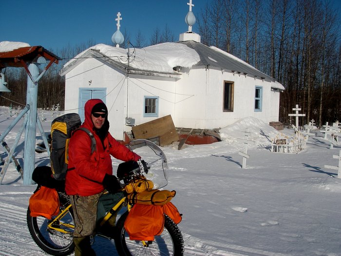 An Orthodox Church in the village of Sleetmute. 