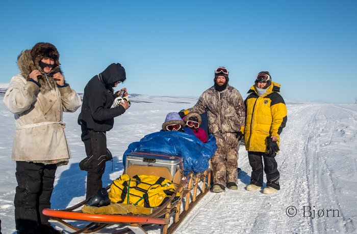 A family from Buckland takes the kids out for a spring camping trip on the Seward Peninsula.