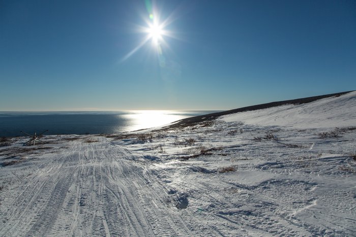 March, 2016 - Bjørn Olson and Kim McNett fat-biked from Nome to Kotzebue, then on to Kivalina.