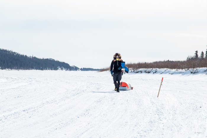 March, 2016 - Bjørn Olson and Kim McNett fat-biked from Nome to Kotzebue, then on to Kivalina.