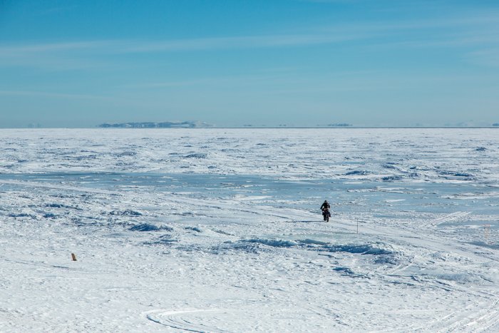 March, 2016 - Bjørn Olson and Kim McNett fat-biked from Nome to Kotzebue, then on to Kivalina.