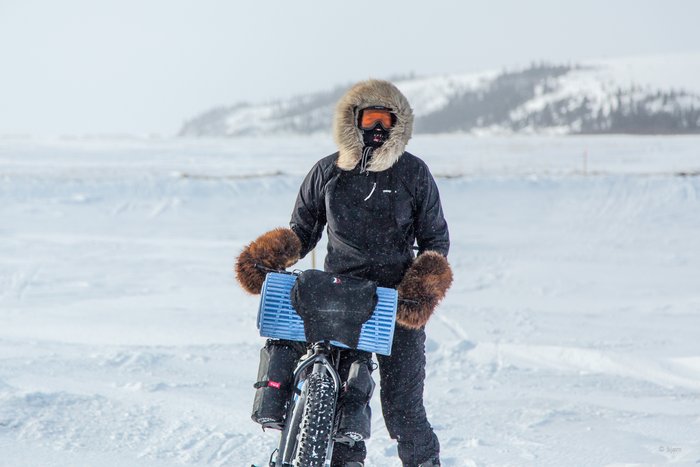 March, 2016 - Bjørn Olson and Kim McNett fat-biked from Nome to Kotzebue, then on to Kivalina.