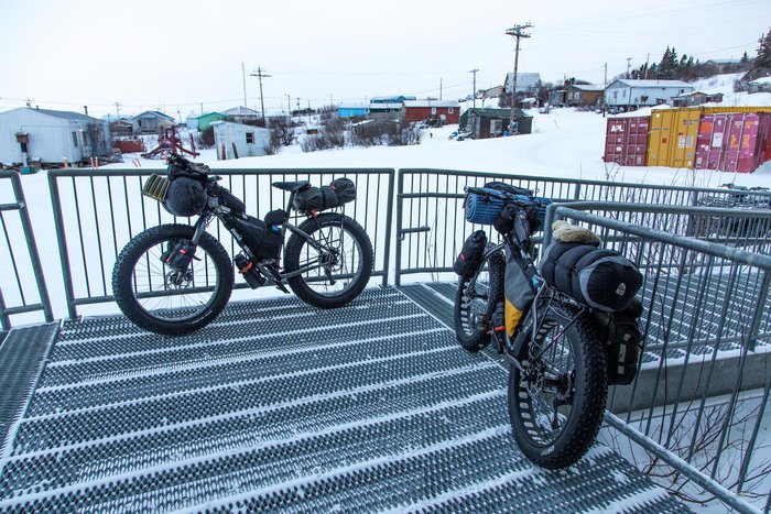 March, 2016 - Bjørn Olson and Kim McNett fat-biked from Nome to Kotzebue, then on to Kivalina.