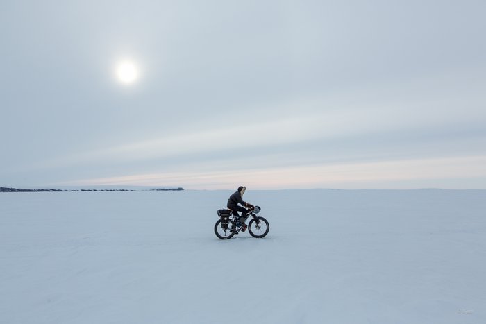 March, 2016 - Bjørn Olson and Kim McNett fat-biked from Nome to Kotzebue, then on to Kivalina.