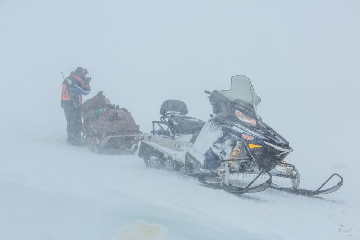 March, 2016 - Bjørn Olson and Kim McNett fat-biked from Nome to Kotzebue, then on to Kivalina.
