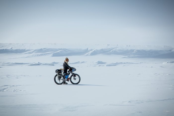 March, 2016 - Bjørn Olson and Kim McNett fat-biked from Nome to Kotzebue, then on to Kivalina.