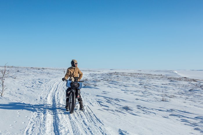 March, 2016 - Bjørn Olson and Kim McNett fat-biked from Nome to Kotzebue, then on to Kivalina.