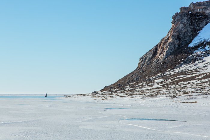 March, 2016 - Bjørn Olson and Kim McNett fat-biked from Nome to Kotzebue, then on to Kivalina.