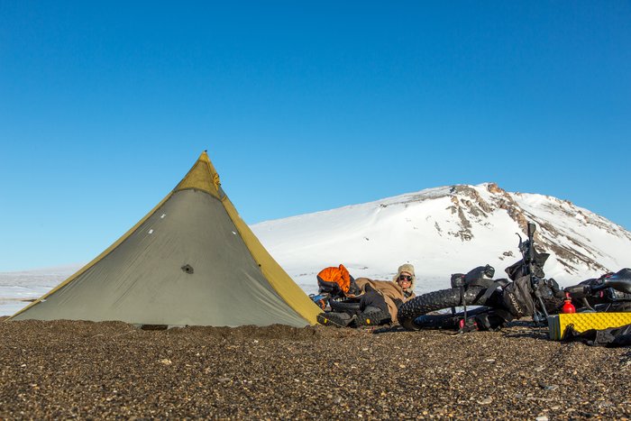 March, 2016 - Bjørn Olson and Kim McNett fat-biked from Nome to Kotzebue, then on to Kivalina.