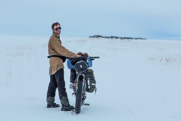 March, 2016 - Bjørn Olson and Kim McNett fat-biked from Nome to Kotzebue, then on to Kivalina.