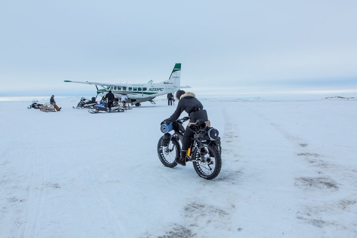 March, 2016 - Bjørn Olson and Kim McNett fat-biked from Nome to Kotzebue, then on to Kivalina.