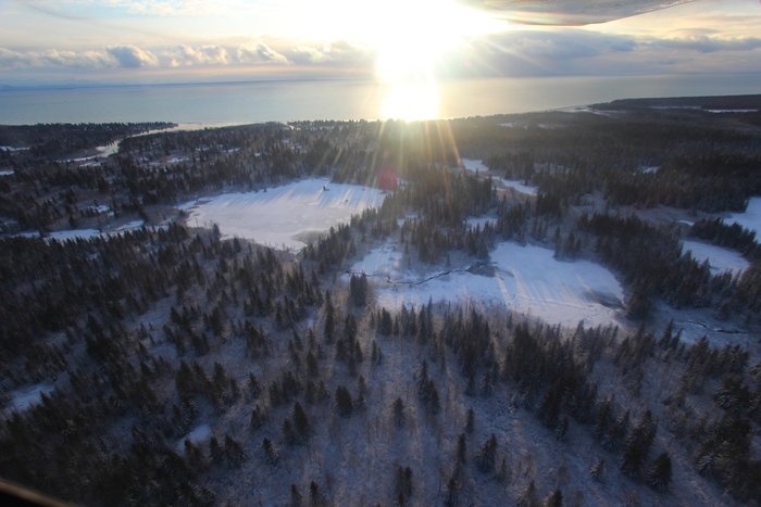 We took this the morning we flew back to Yakutat.