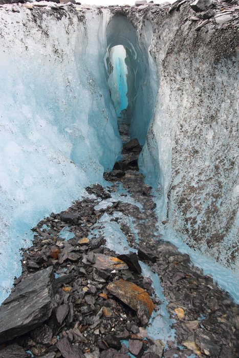This Moulin starts out as a cheery stream flowing into this narrow door.