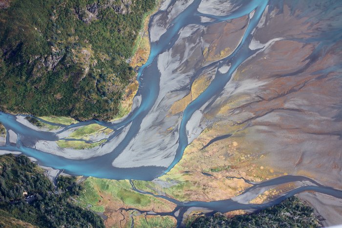 The delta of the Taylor River.