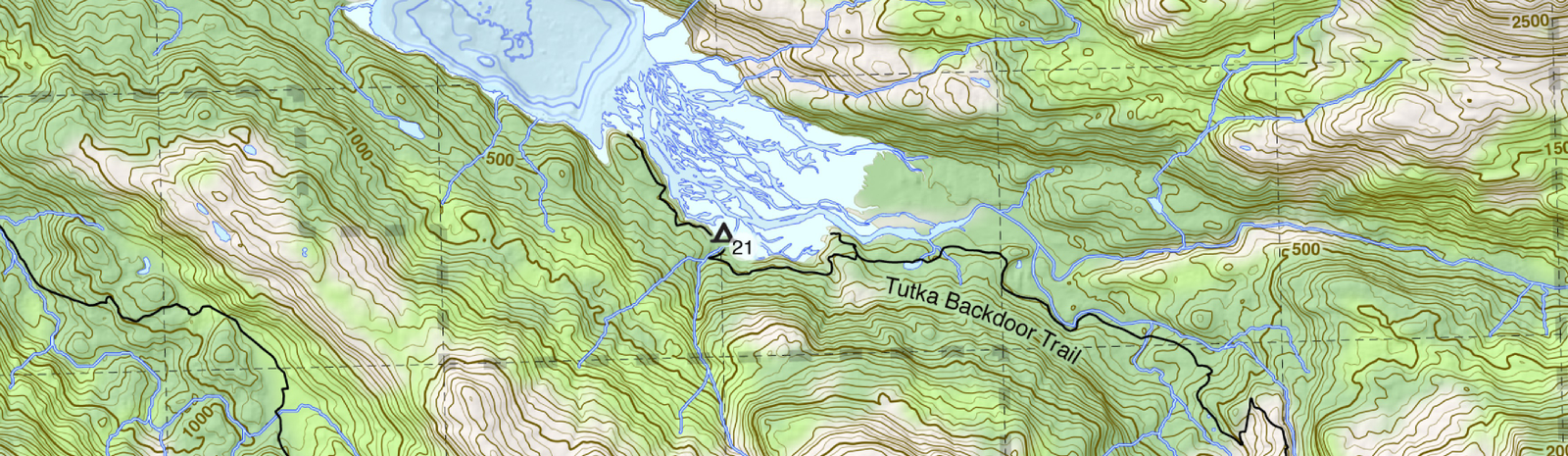 An indie map for Kachemak Bay State Park
