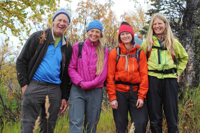 Enthusiastic companions joined us at several points along our Matanuska trek.