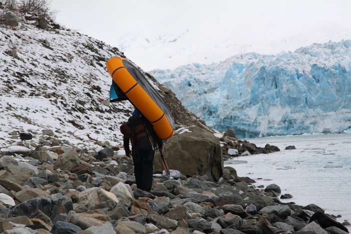 While most <a href="http://www.groundtruthtrekking.org/Issues/ClimateChange/GlacierRetreatInAlaska.html">glaciers shrink</a> as climate warms, a few buck the trend.  