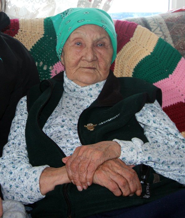 She shared her stories over tea