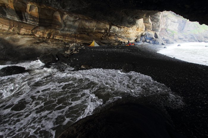 We camped under this giant arch for two nights.