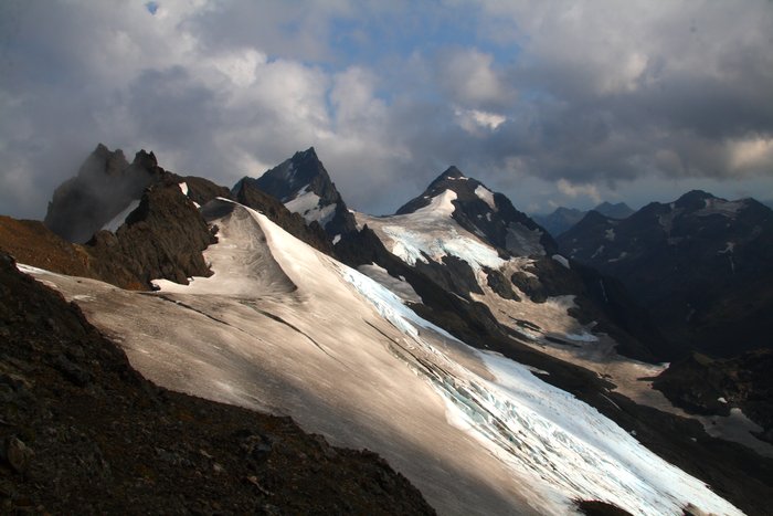 We'd often passed by this jagged spine, but never before crossed it.