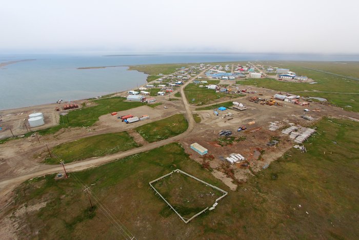 Alaska's easternmost arctic coastal village, Kaktovik sits right next to the Alaska National Wildlife Refuge.