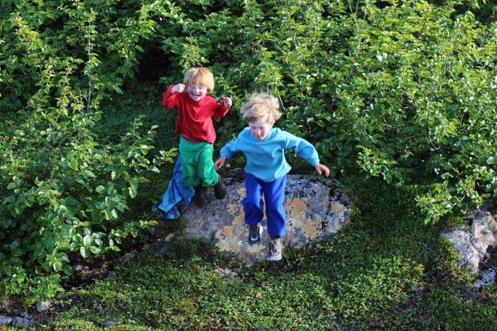 I've never seen a kid bored at a campsite.