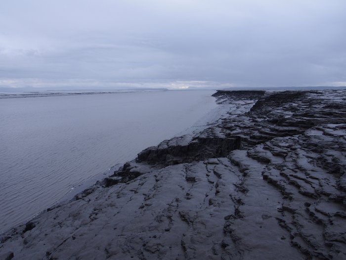 Little Susitna River deep canyoned muddy banks