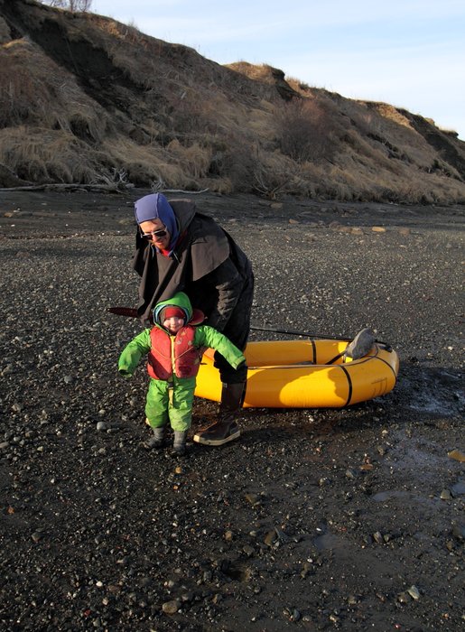 Lituya testing her sea legs.