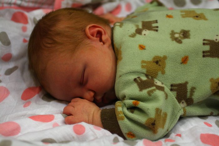 Lituya enjoys her second week of life