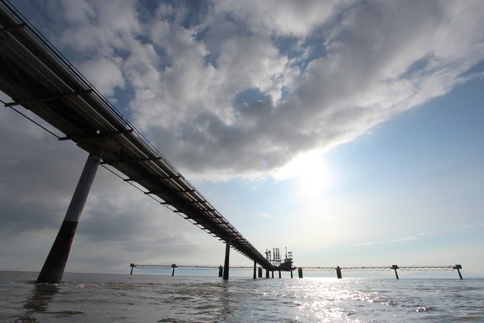 The liquefied natural gas dock at Nikiski.