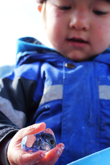 Glacier ice is instantly fascinating, especially to the un-initiated.