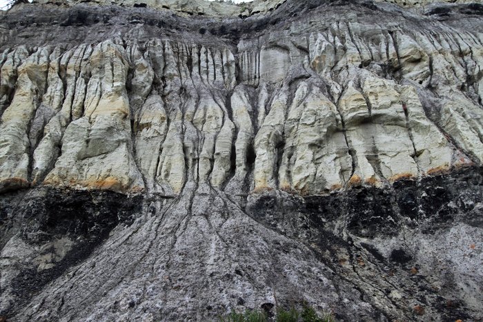 This is the edge of Gold Run Pass mine.