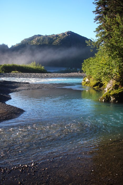 Days of rain, often heavy, made this sunny dawn particularly wonderful.
