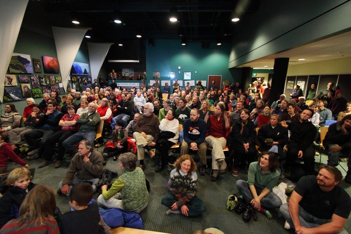 There were over 230 people at our Homer showing