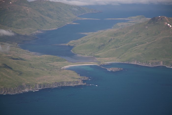 Partition Cove surrounds Refuge Rock, the site of a historic massacre of native people by a Russian war ship.