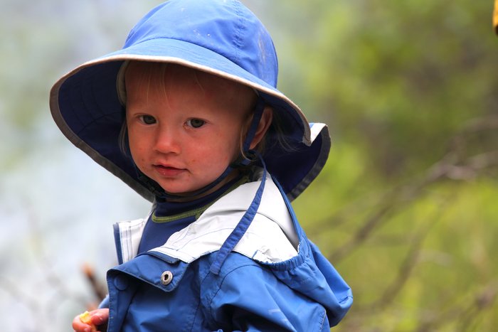 Katmai poses for grandma on <a href="http://www.groundtruthtrekking.org/blog/?p=1166">our Usibelli Loop expedition</a>.