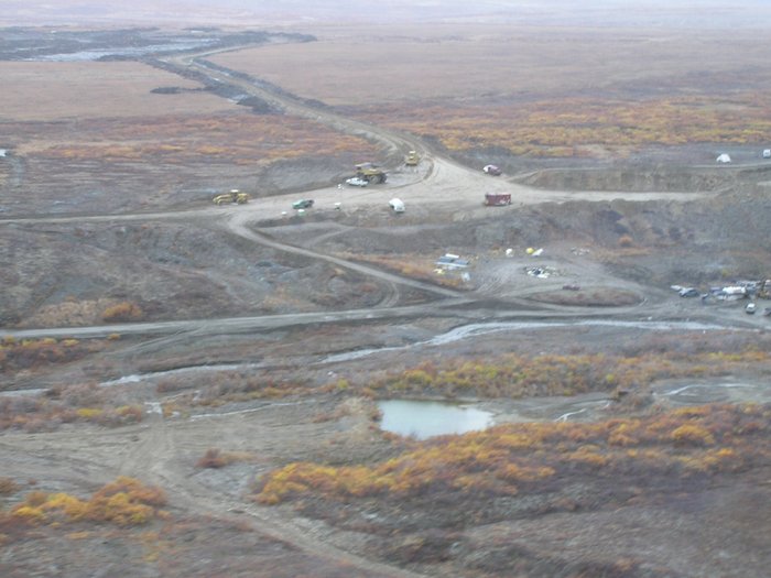 Construction at the Rock Creek Mine in 2006
