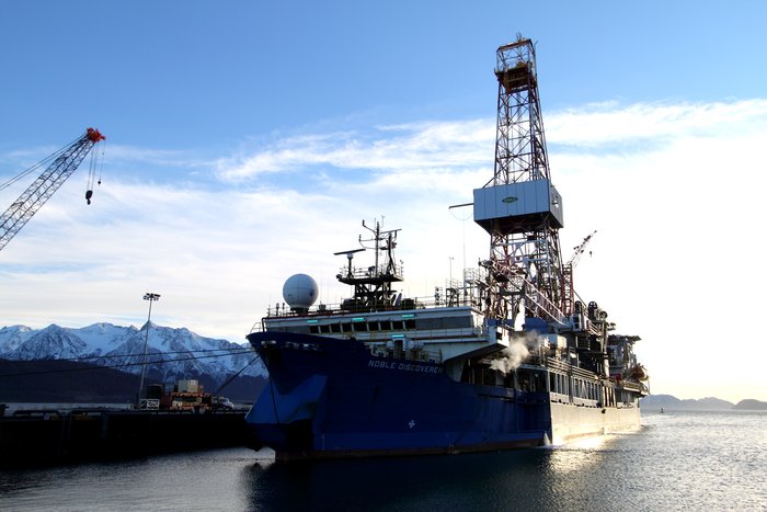Shell Drilling Ship wintering in Seward after unsuccessful 2012 season.
