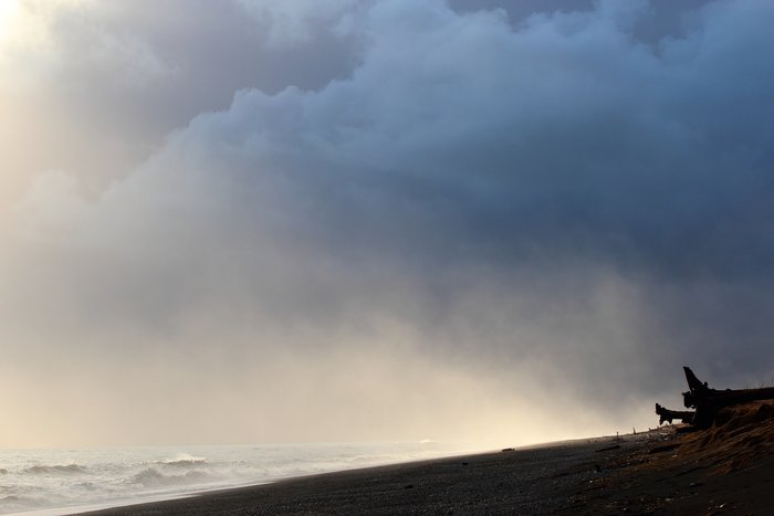 For over a week our only sun came in flashes like this, fighting a shroud of rain, snow, or hail.